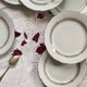 6 antique porcelain dessert plates Seltmann Weiden