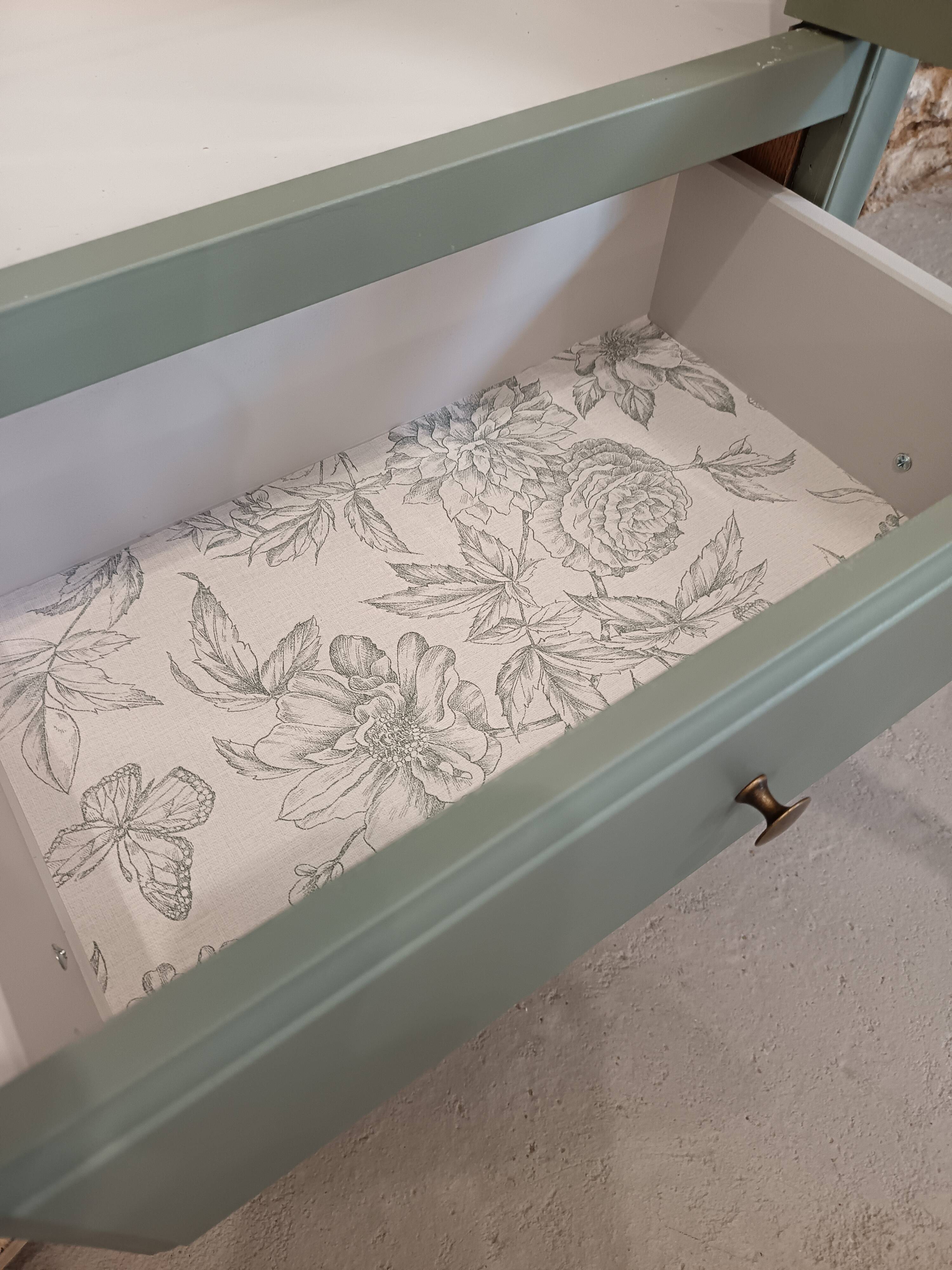 Bronze green display cabinet bookshelf