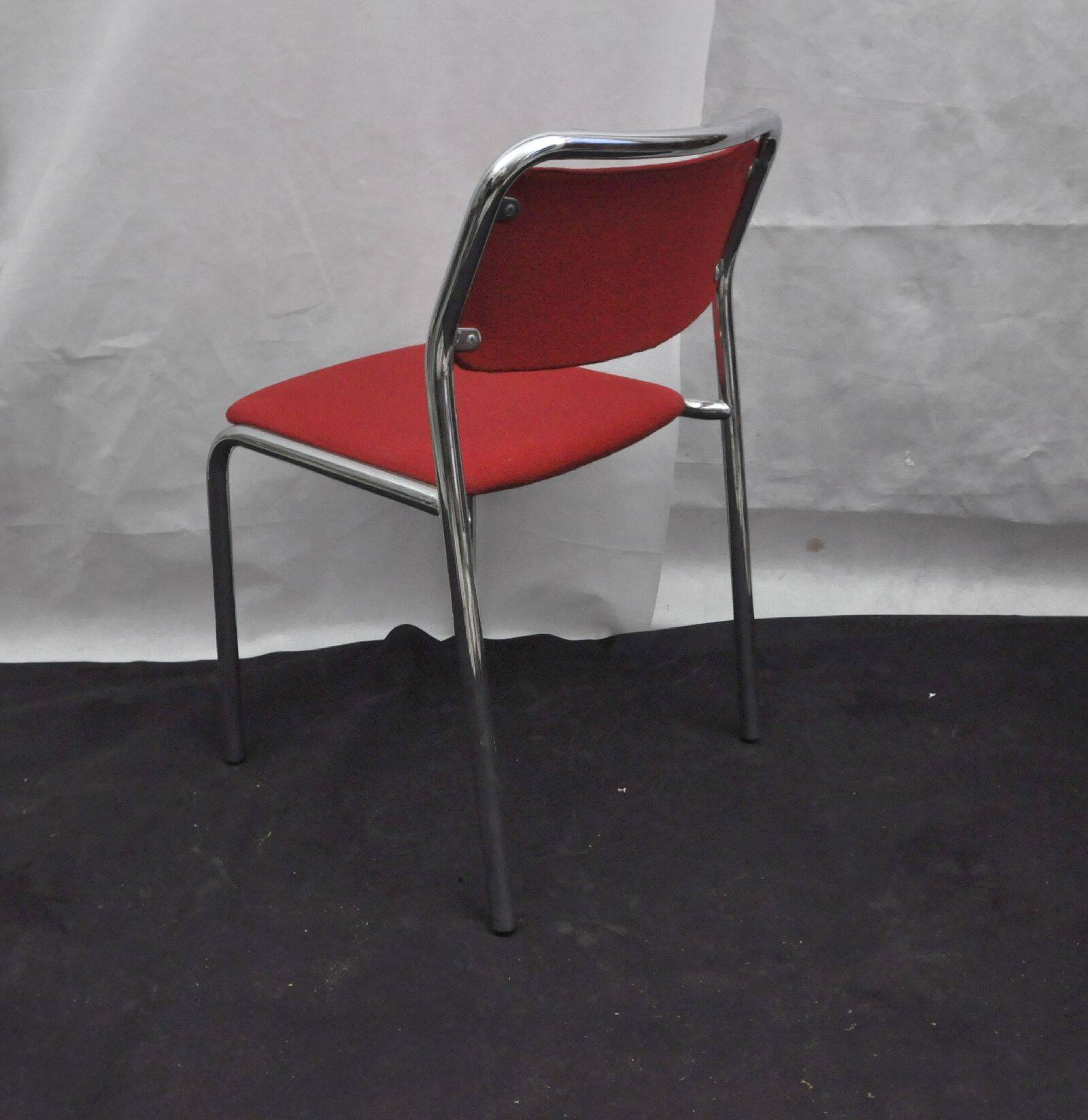 Chaise scandinave chrome, vintage