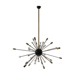 Lustre Sputnik en laiton