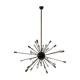 Brass Sputnik chandelier