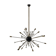 Brass Sputnik chandelier