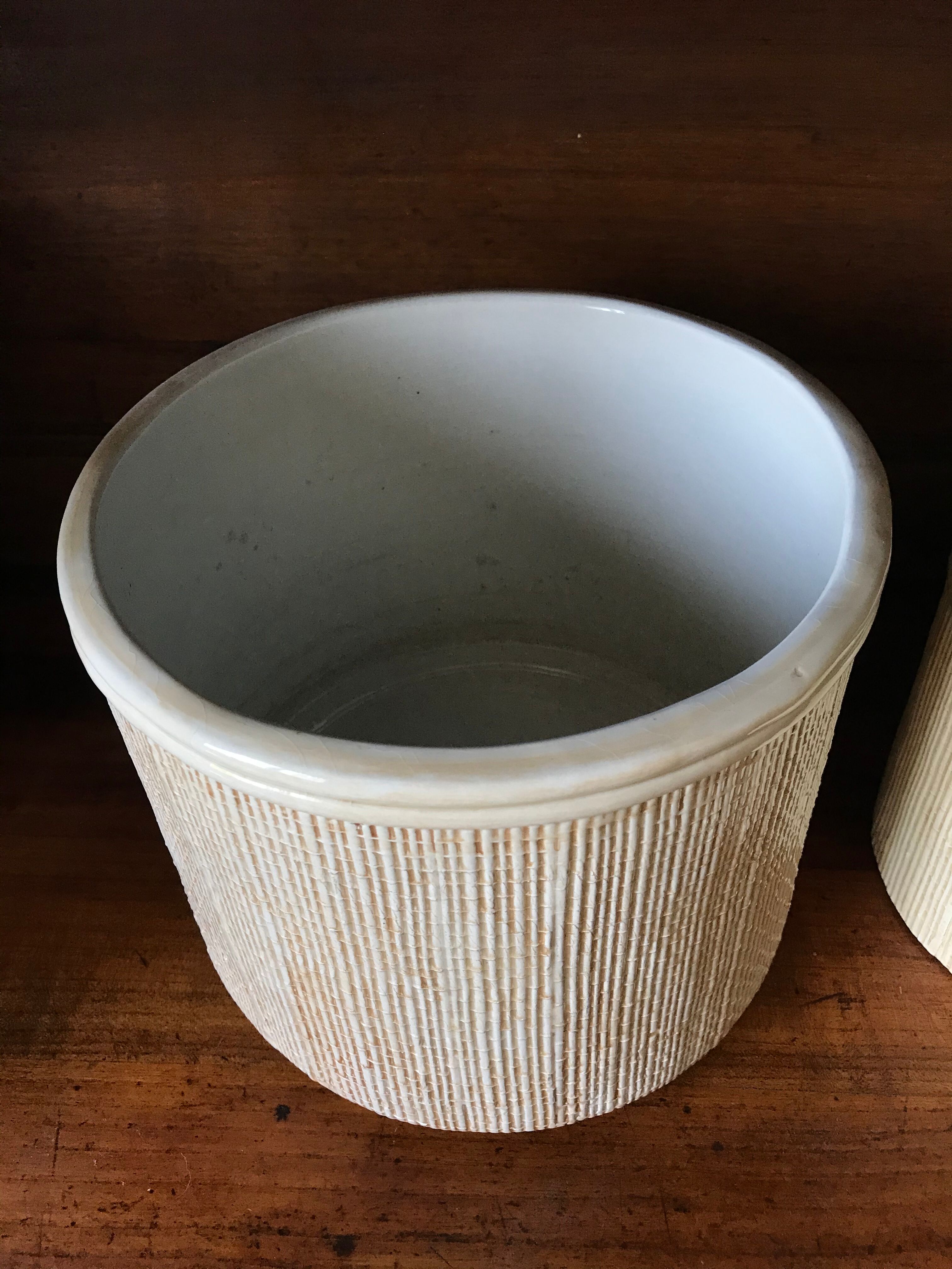 Cache-pots en céramique vintage