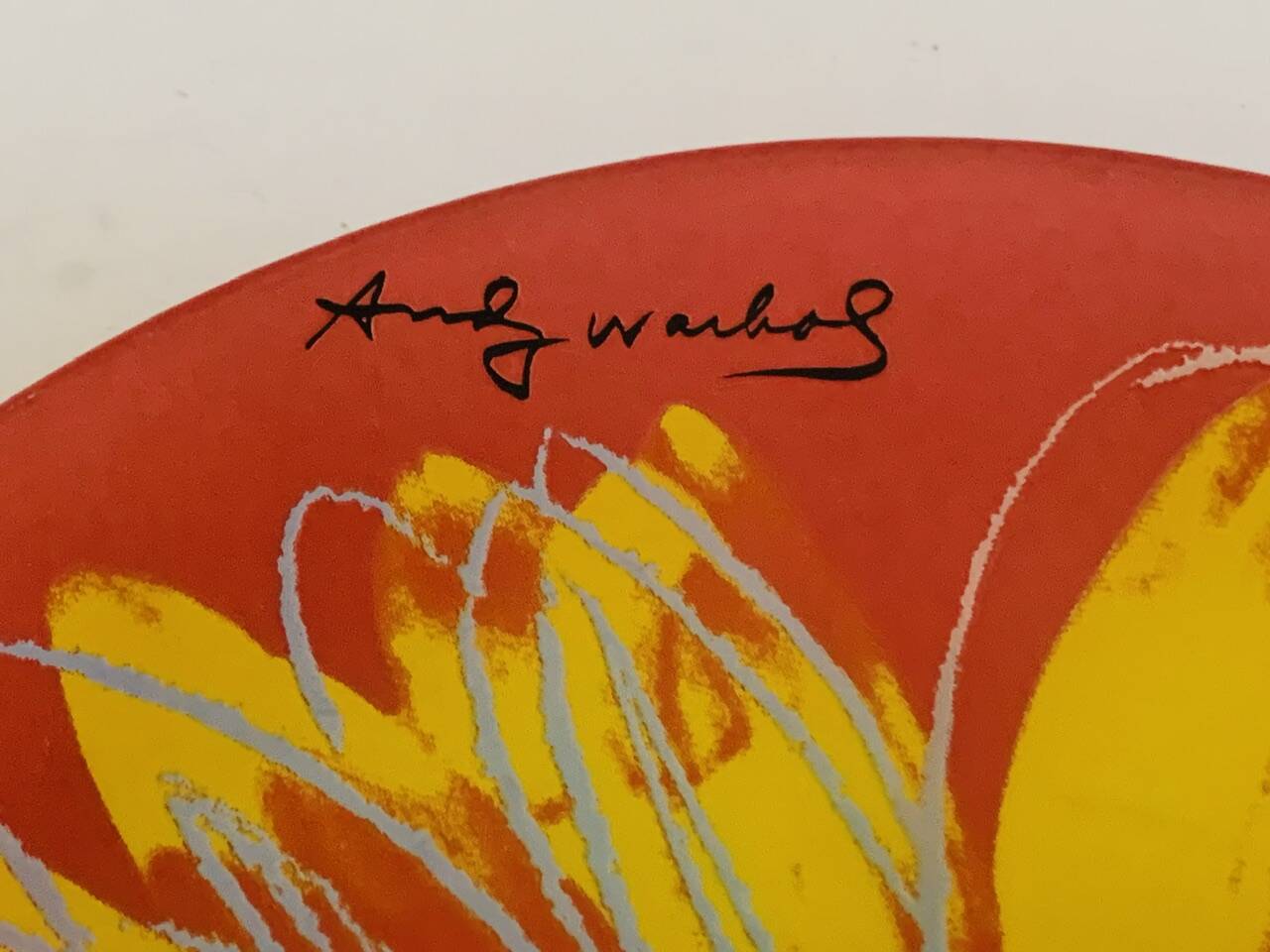 Daisy decorative plate by Andy Warhol, for Rosenthal, 1980s