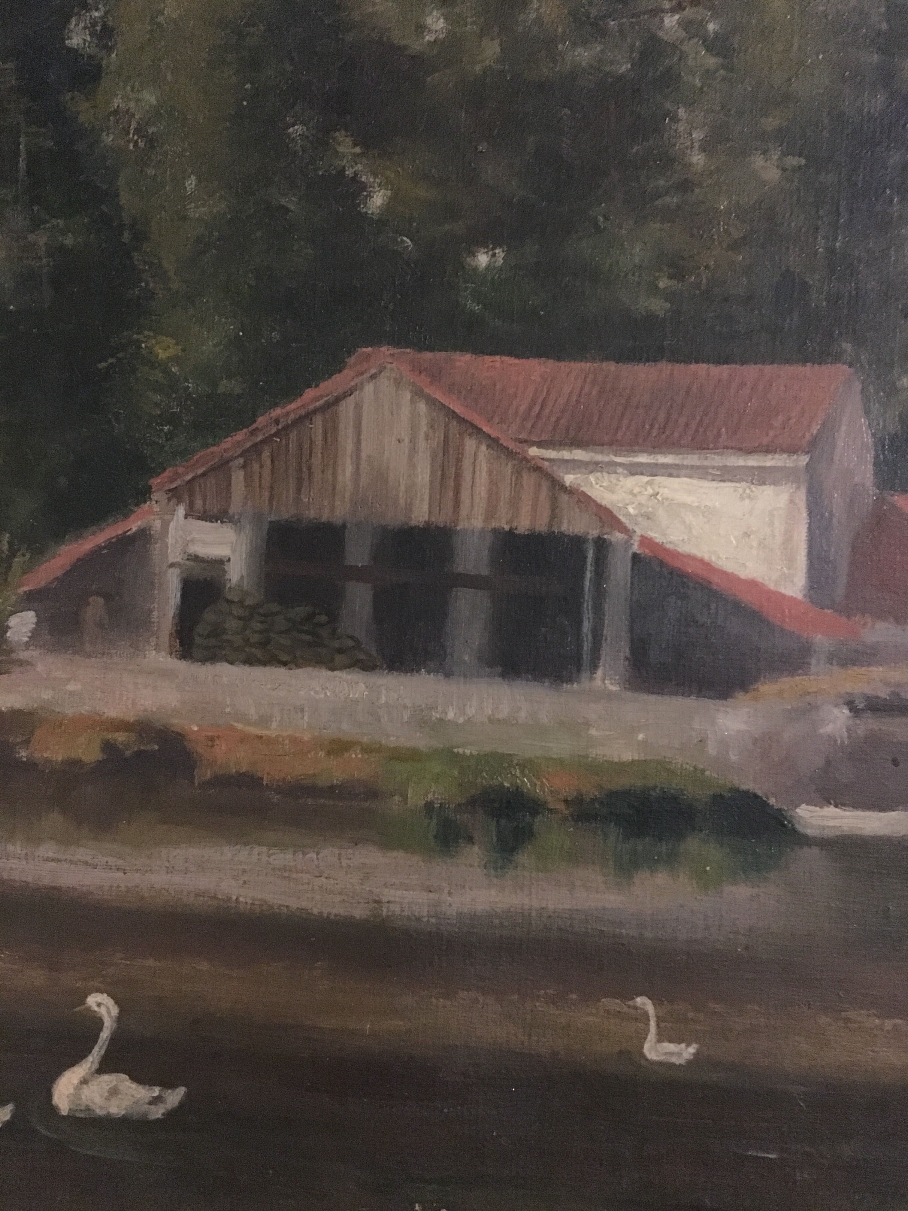 Table 'farm at the edge of water"