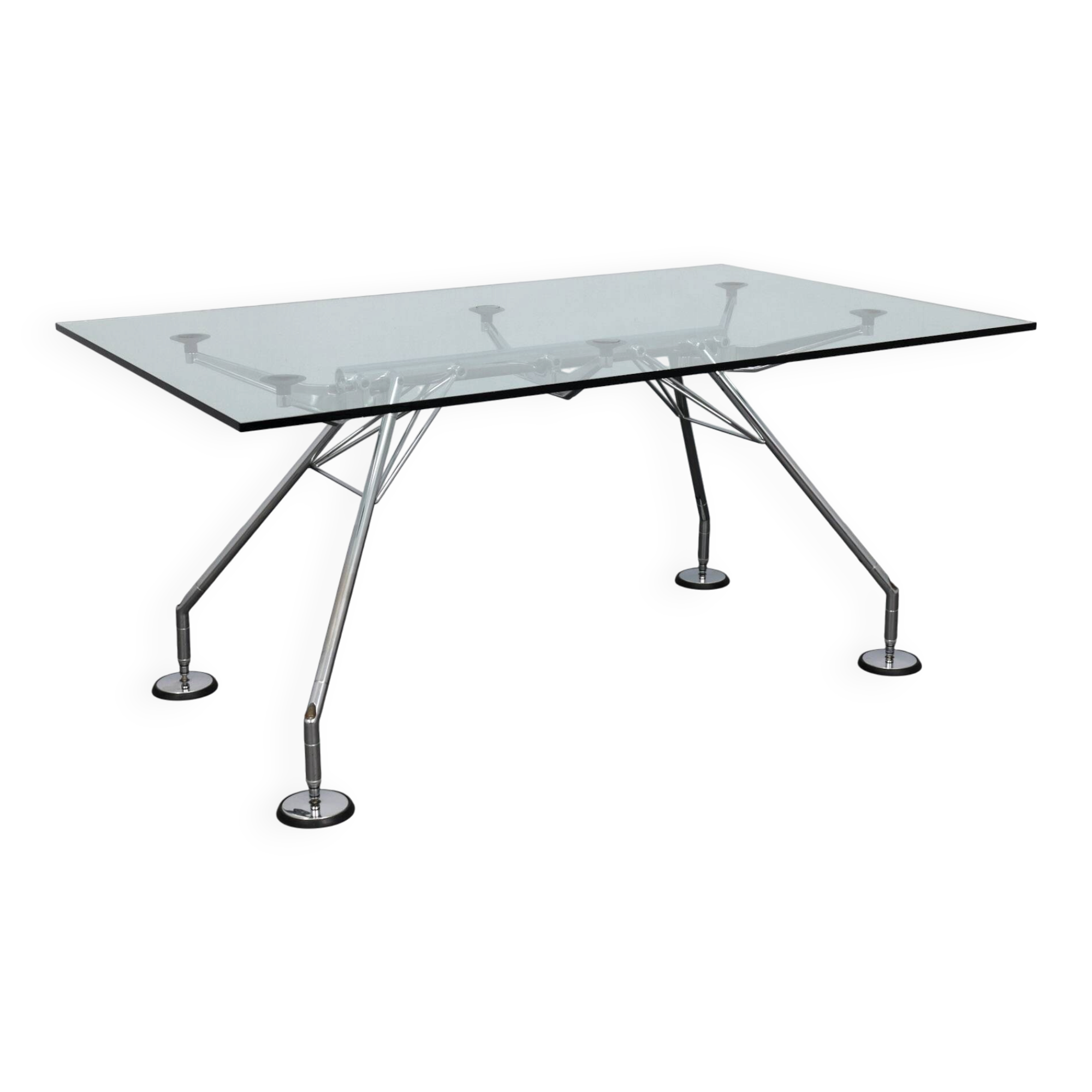 Nomos Table / Desk by Norman Foster for Tecno, Italy