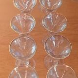 Verres à liqueur en verre épais