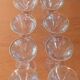 Thick glass liquor glasses