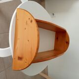 Vintage 90s pine wall shelf