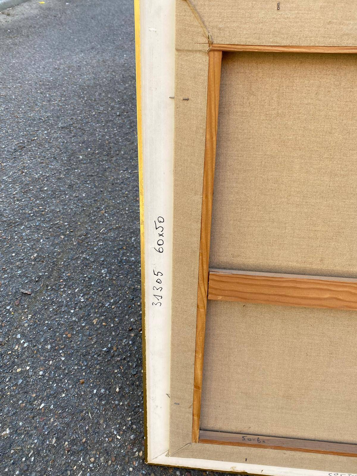 Painting oil on canvas Rudolph Colao still life 58x68