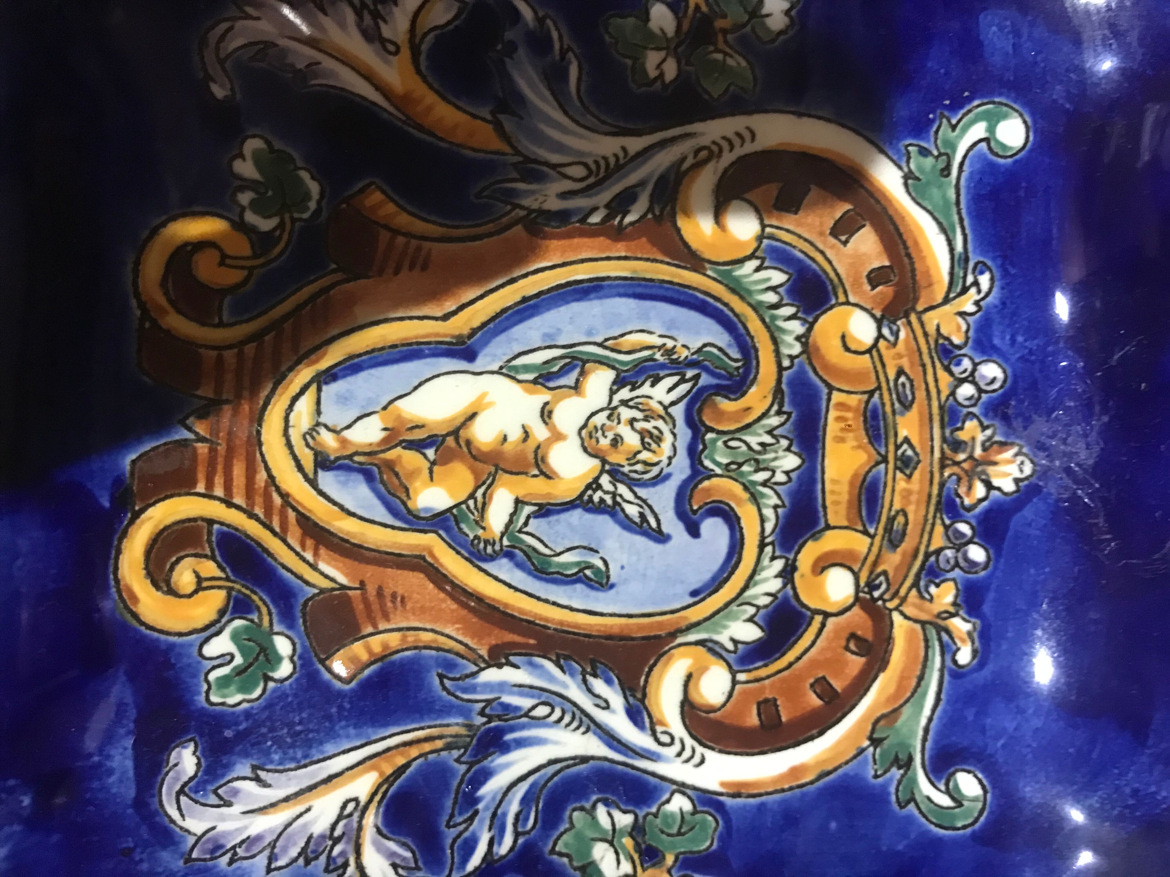 Gien earthenware cup