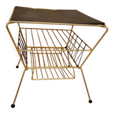 Table basse avec porte revues vintage – 1960