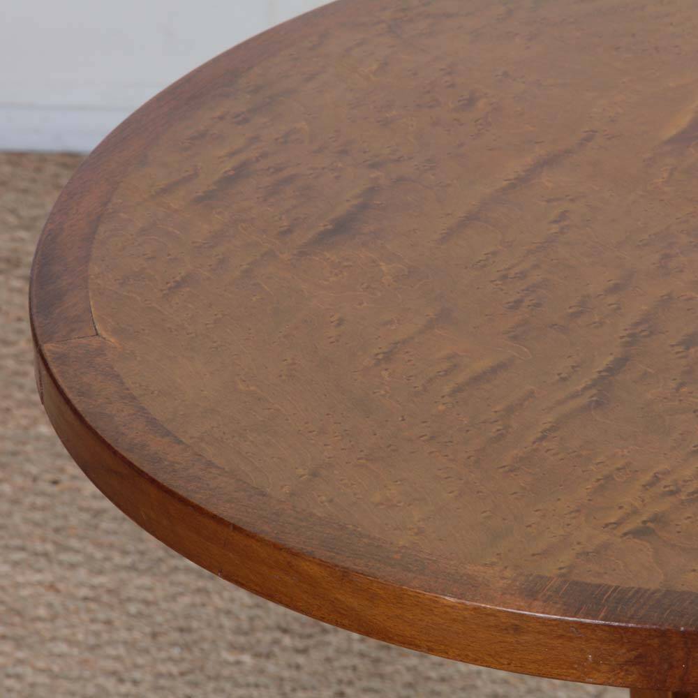 Side table/coffee table, wood and metal, 20th century