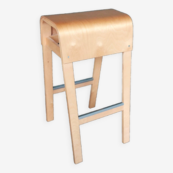 Tabouret de bar vintage en contreplaqué 'salve' par Ehlen Johansson pour Ikea 2002