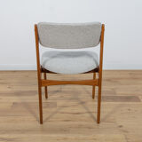 Mid Century Teak Model 42 Dining Chairs by Kai Kristiansen for Schou Andersen, 1960s, Set of 4