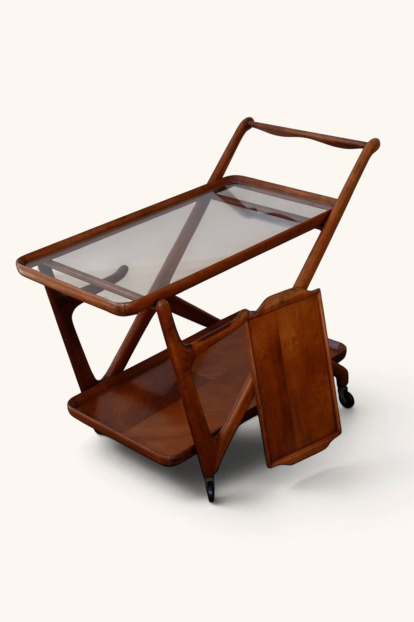 Bar cart by Cesare Lacca for Cassina, 1950s.