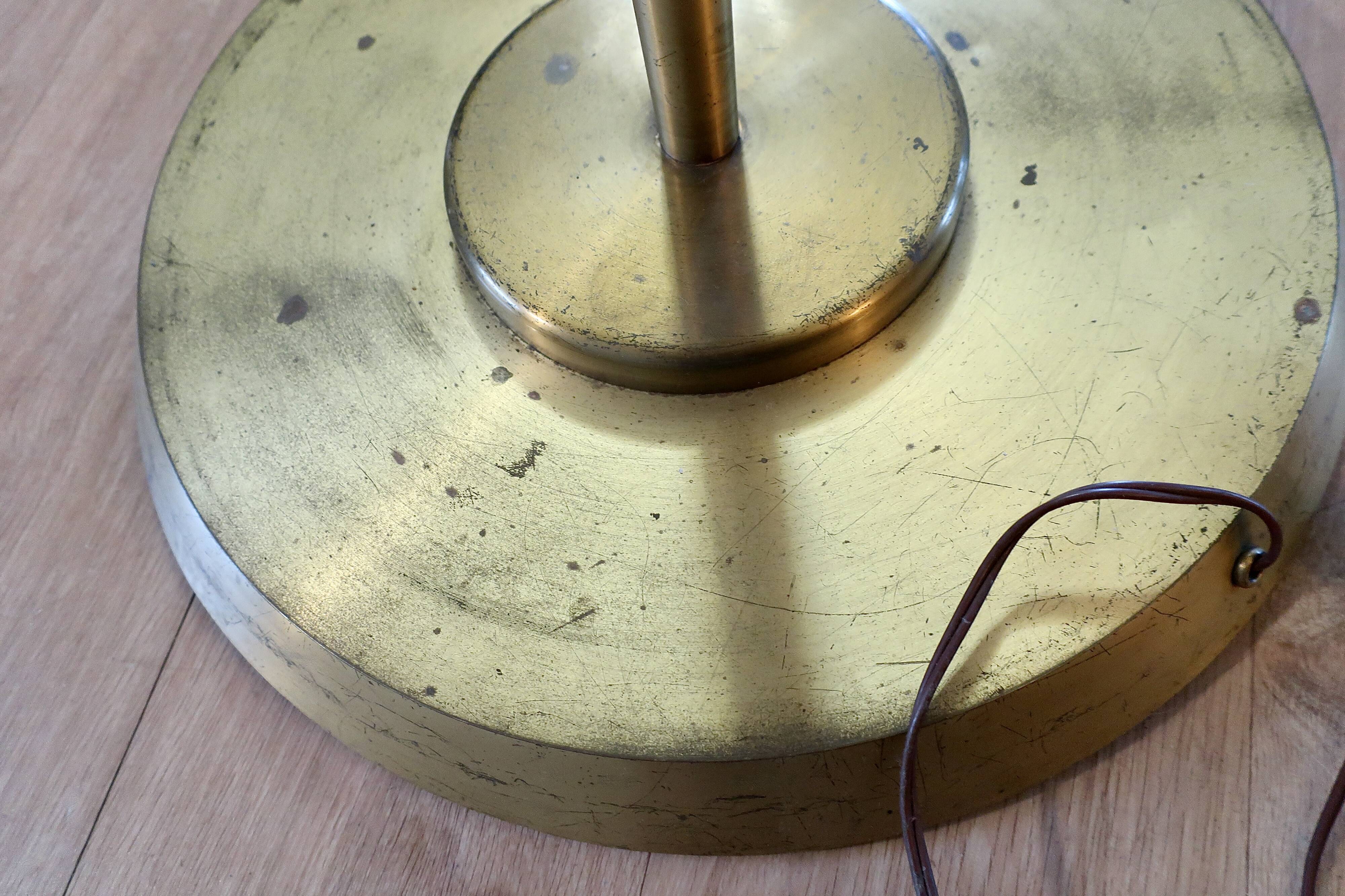 Jean PERZEL 41E floor lamp, rare vintage Art Deco edition.