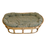 Bamboo and rattan sofa from the 70s.