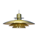 Large danish pendant in brass, 1960s
