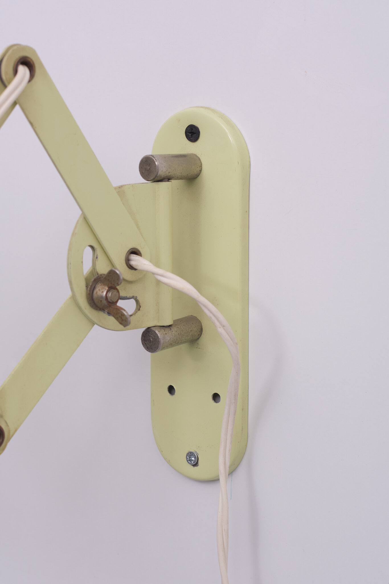 Metal Scissor Wall Lamp 1950s, Dutch