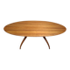 Oval dining table with organic design by Maurizio Marconato & Terr.
