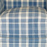 Signature Chelsea Armchair on Wheels with Twisted Armrests Large Model George Smith