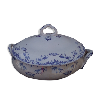 Vegetable in creil and montereau earthenware service mireille labrador diam 19.5 cm