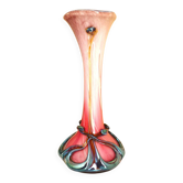 Blown glass vase, Biot, signed Jean Michel Operto, 1980s/1990s