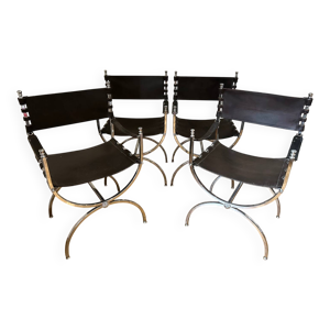 4 Chaises maison Jansen