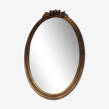 Romantic golden mirror Louis XVI style