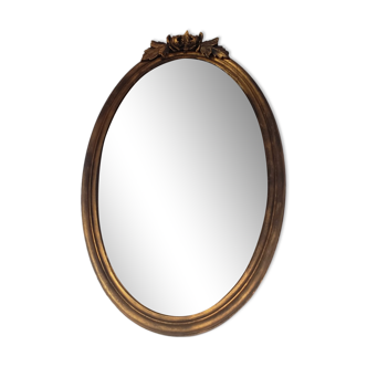 Romantic golden mirror Louis XVI style