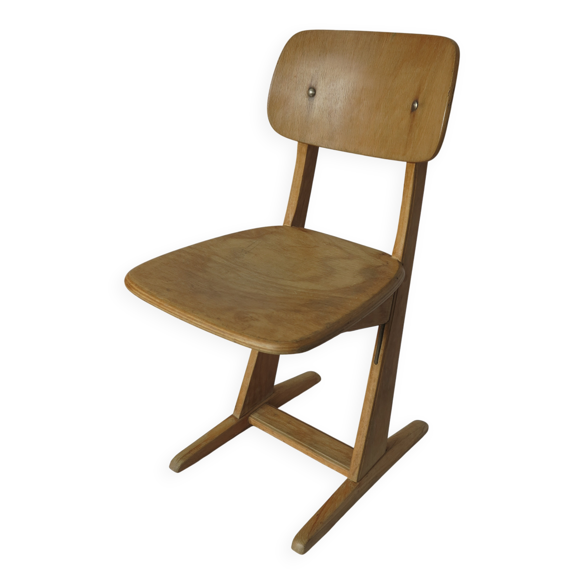 chaise enfant design bois clair