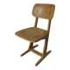 chaise enfant design bois clair