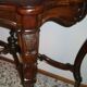 Ancienne console en noyer sculpté style Louis-Philippe