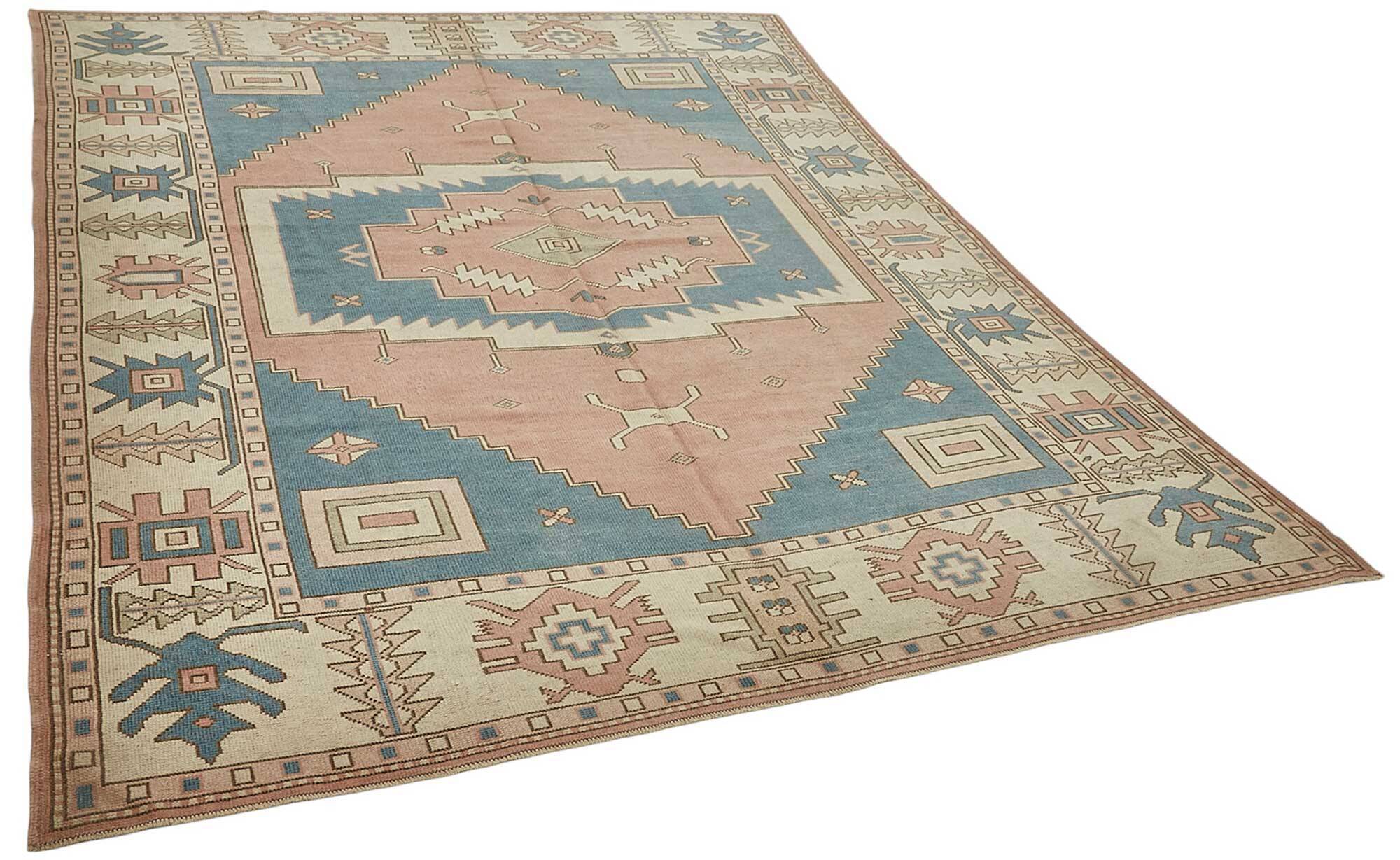 Turkish Vintage Anatolian Rug 228 cm x 291 cm