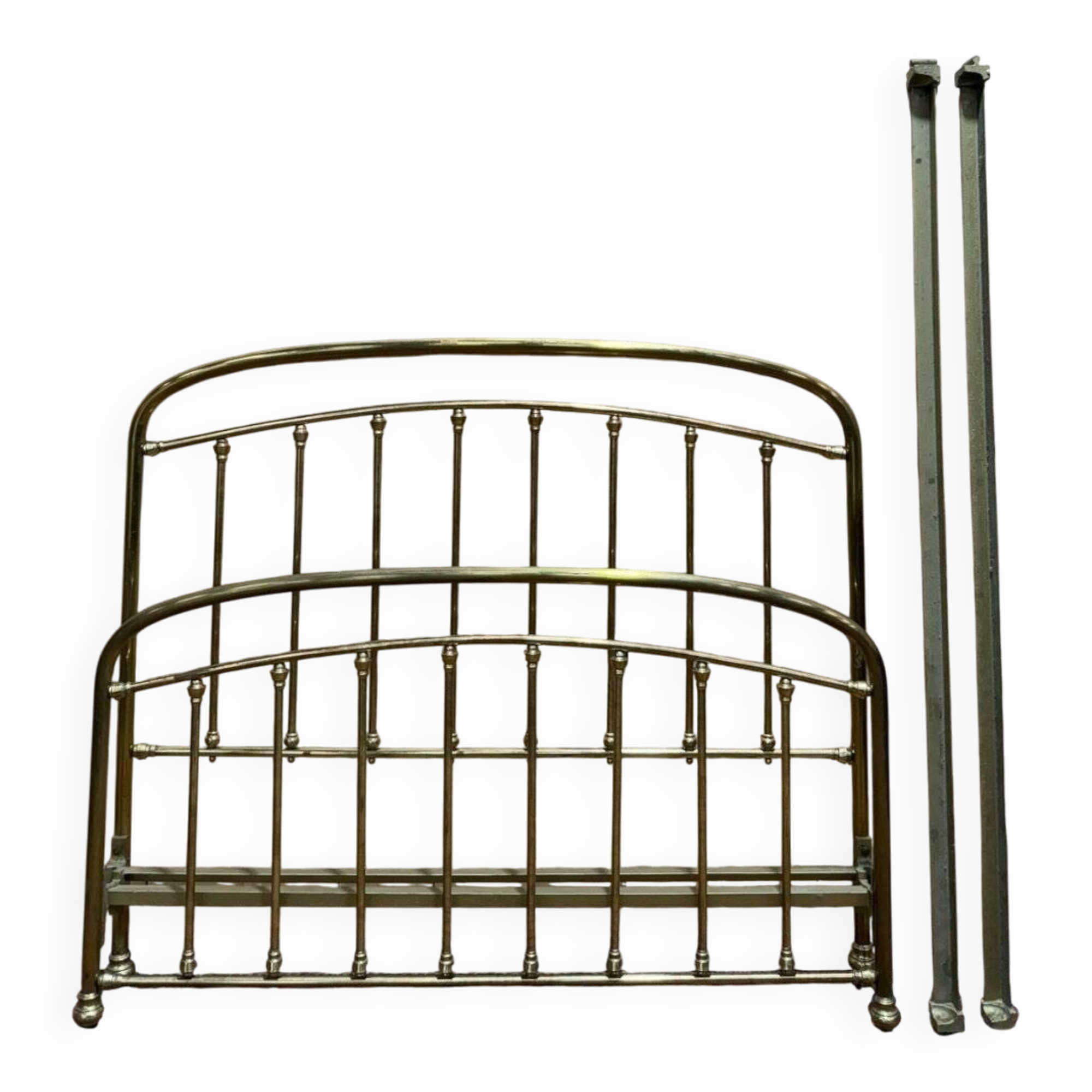 Solid brass cot from 1900