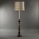 Antique candlestick with lampshade Italy 20th Century