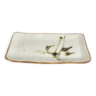 Rectangular dish "La Colombe", 1950/60, Madeleine Brault