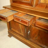 Buffet two bodies Louis Philippe walnut