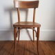 Chaise bistrot en bois clair