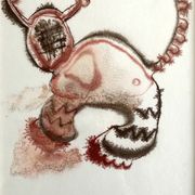Emmanuelle messika, sans titre i, 2012. encre sur papier signée au crayon