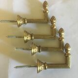 Brass tiebacks (pair)