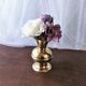Gilded brass soliflore vase