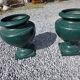 Paire de vases medicis XIXème en fonte