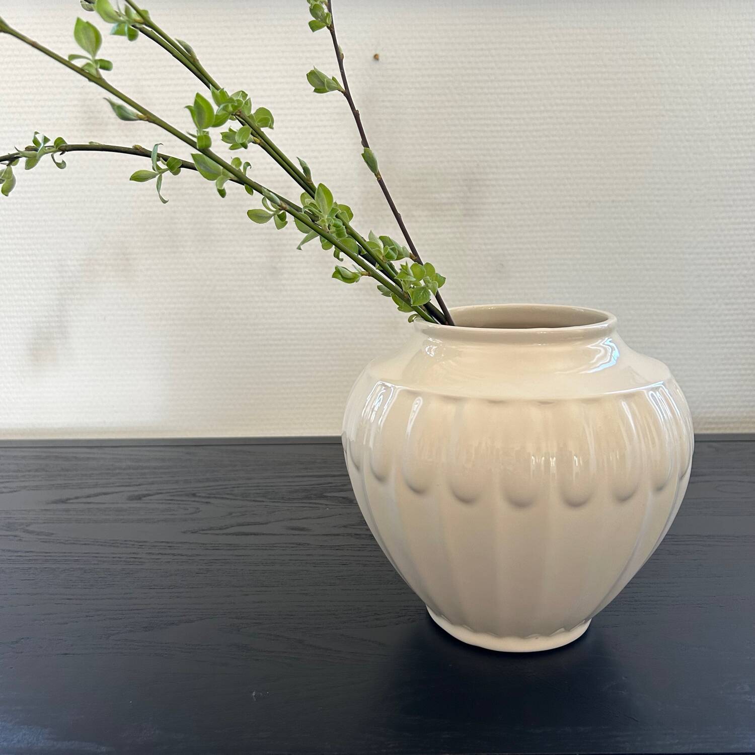 Art Deco style round vase