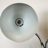 Grey industrial scissor wall lamp from erpe, 1960s