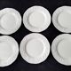 6 Assiettes plates Limoges  Ph. Deshoulières  Modèle California