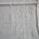 Antique embroidered pillowcase: 77x77cm