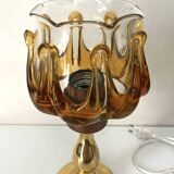 Lampe en verre Oberglass, Vienne années 70