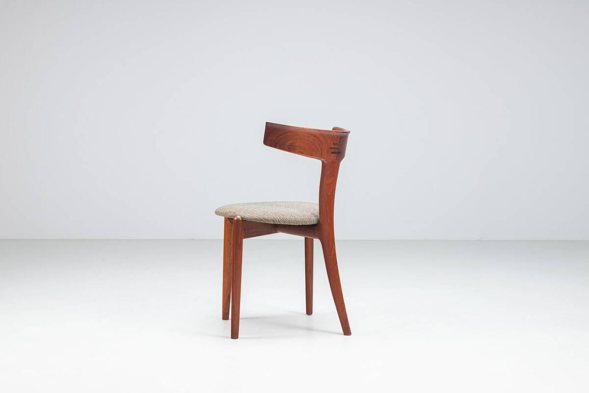 Erik Andersen & Palle Pedersen T-chair model 68 in teak Randers Denmark 1960